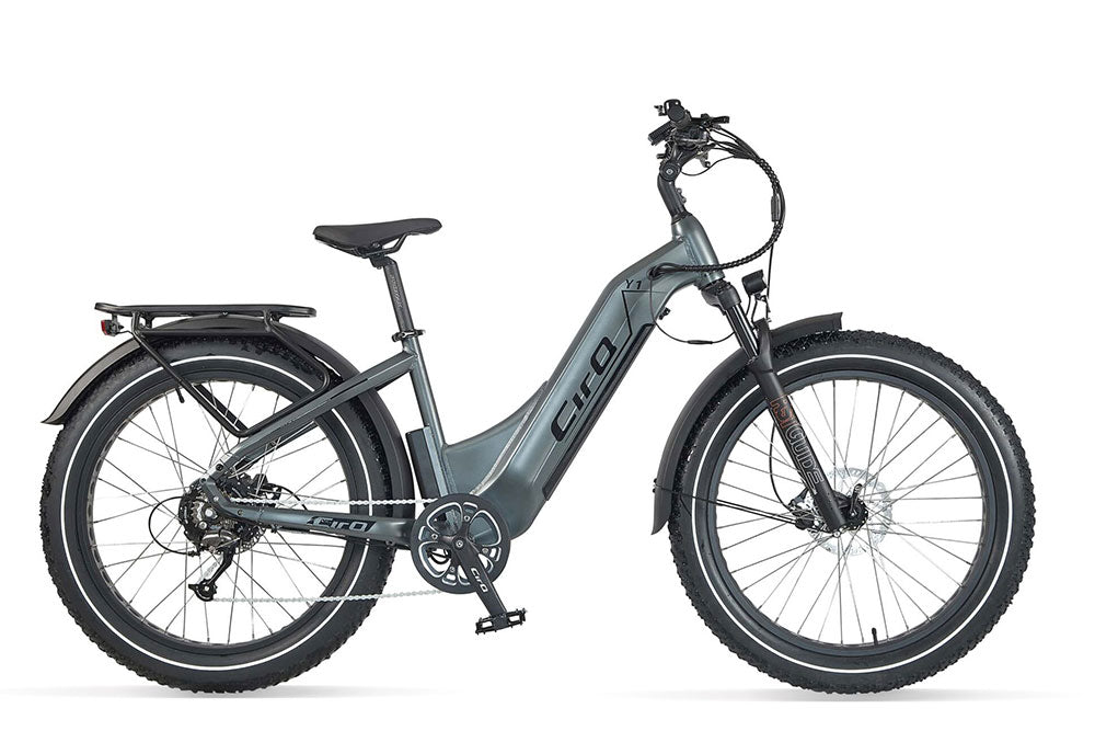 grey electric bicycle Y1 – cirqbikes